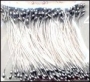 Piestiky lesklé strieborné 1 mm