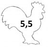 Kohútik malý 55 cm