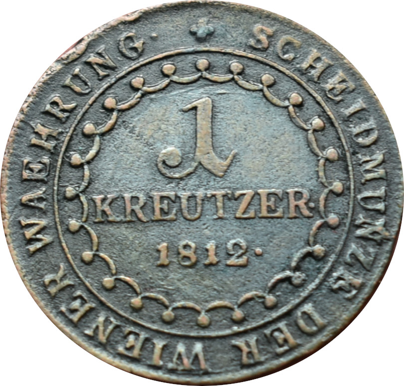 František I. 1 Kreutzer 1812 B
