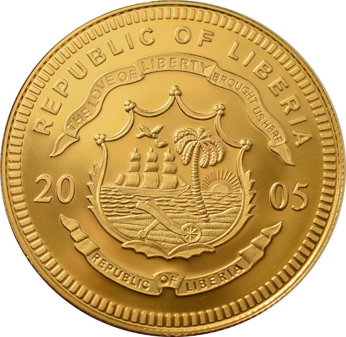 Libéria 5 Dollars 2005