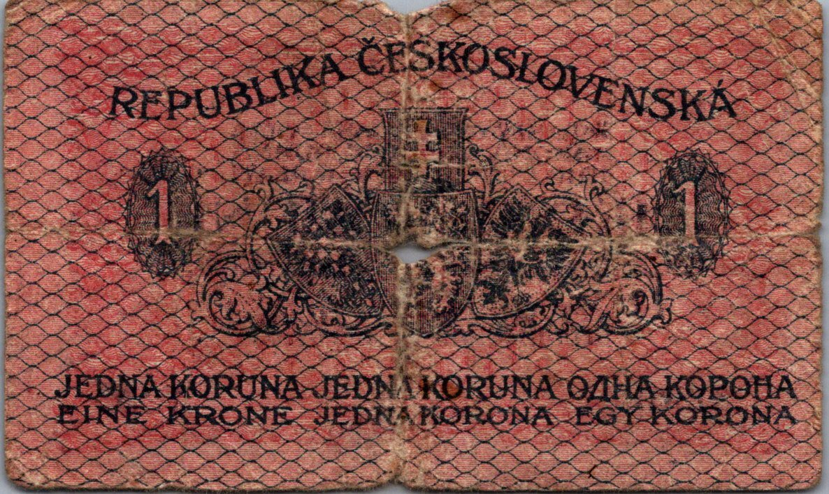 Československo 1 Koruna 1919