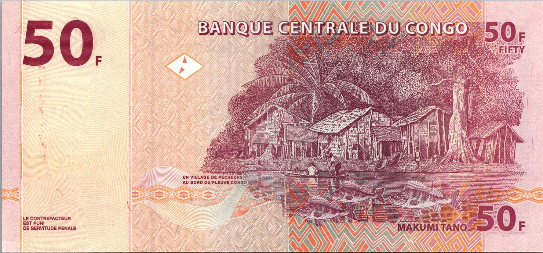 Dem.Rep. Kongo 50 Francs 2013