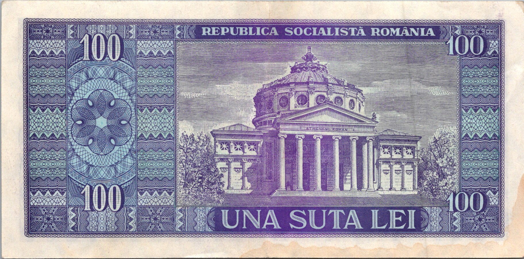 Rumunsko 100 Lei 1966