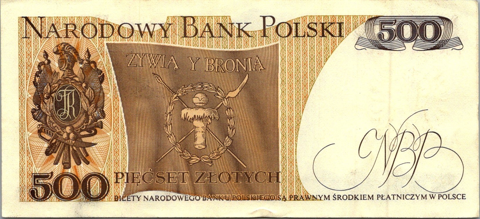 Poľsko 500 Zlotych 1982