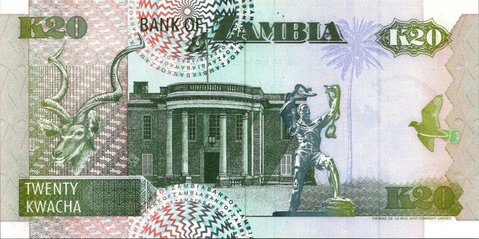 Zambia 20 Kwacha 1992