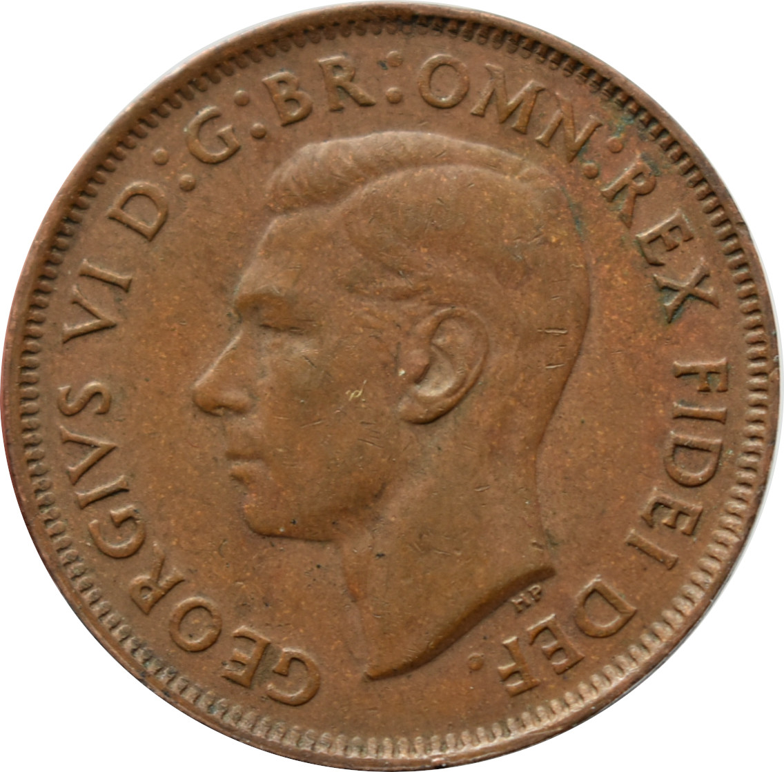Austrália 1/2 Penny 1949