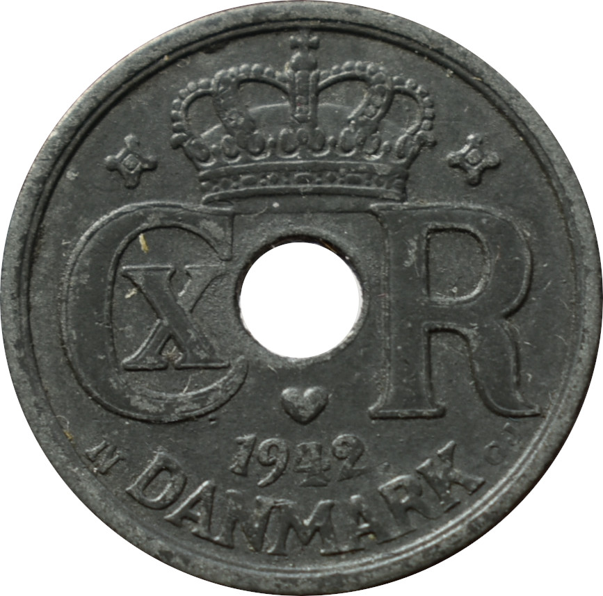 Dánsko 10 Ore 1942