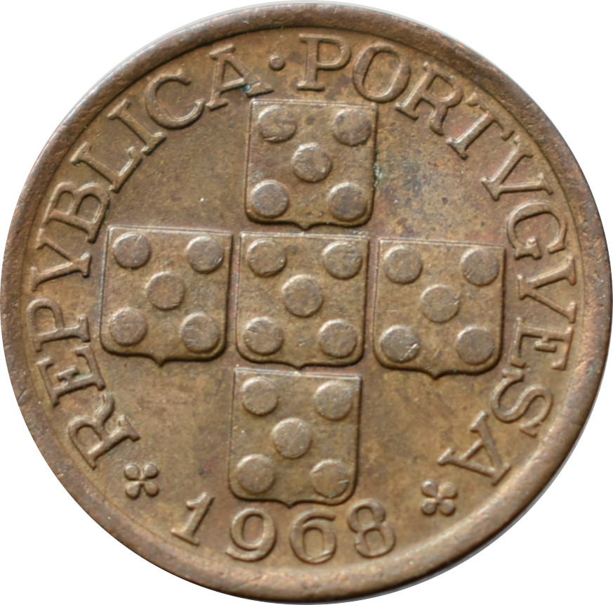 Portugalsko 10 Centavos 1968