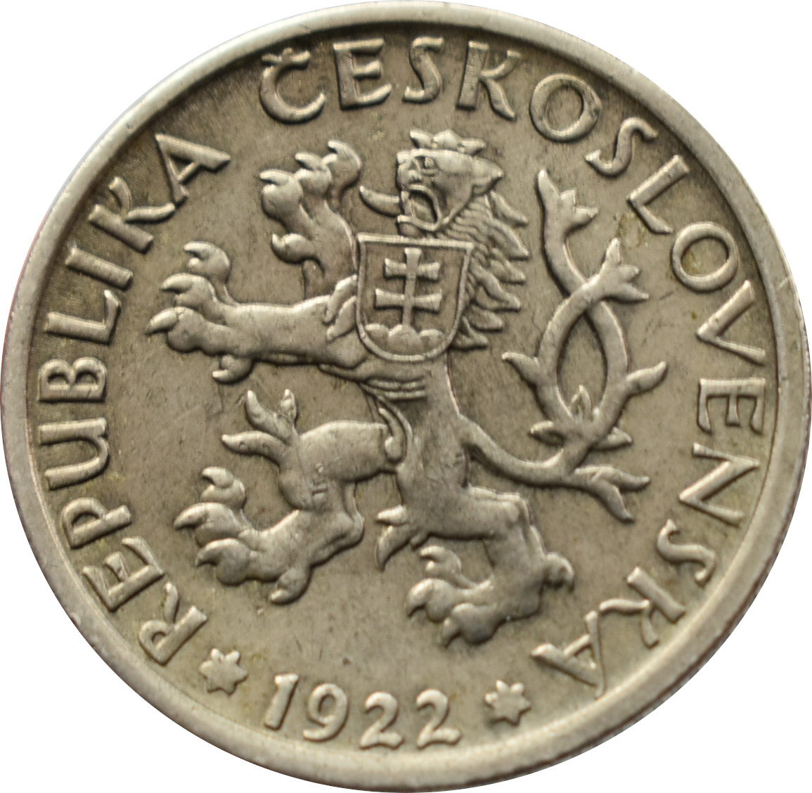 ČSR 1 Kčs 1922