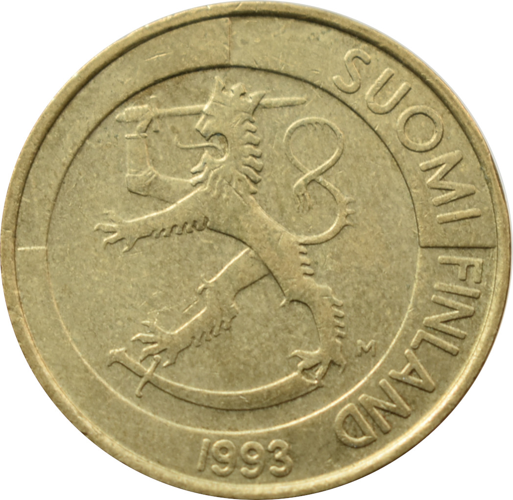 Fínsko 1 Markka 1993