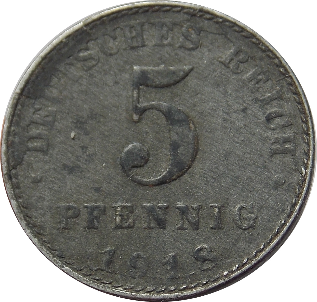 Nemecko - Nemecká ríša 5 Pfennig 1918 