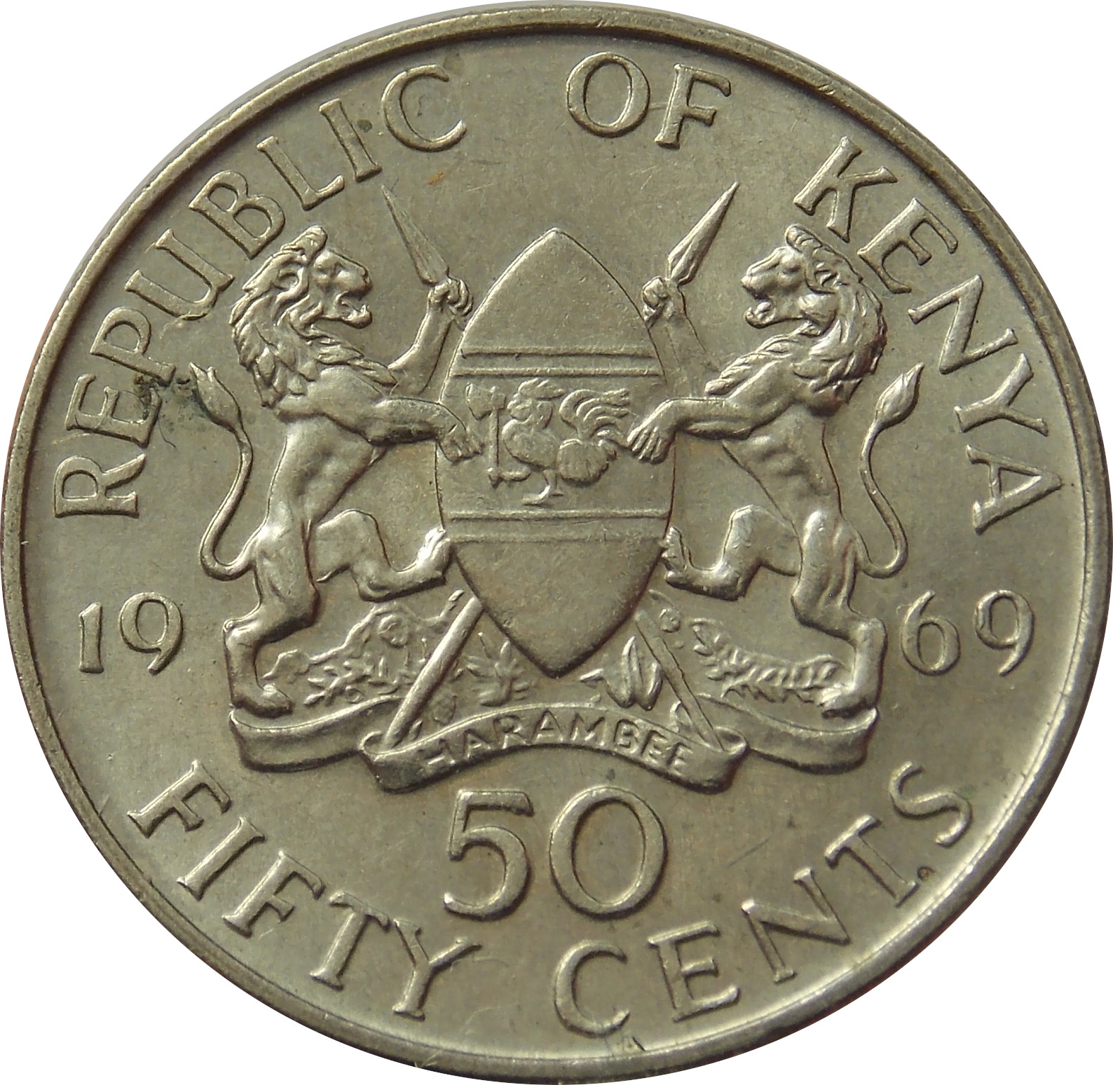 Keňa 50 Cents 1969