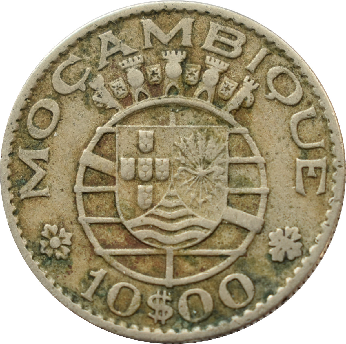 Mozambik 10 Escudos 1974