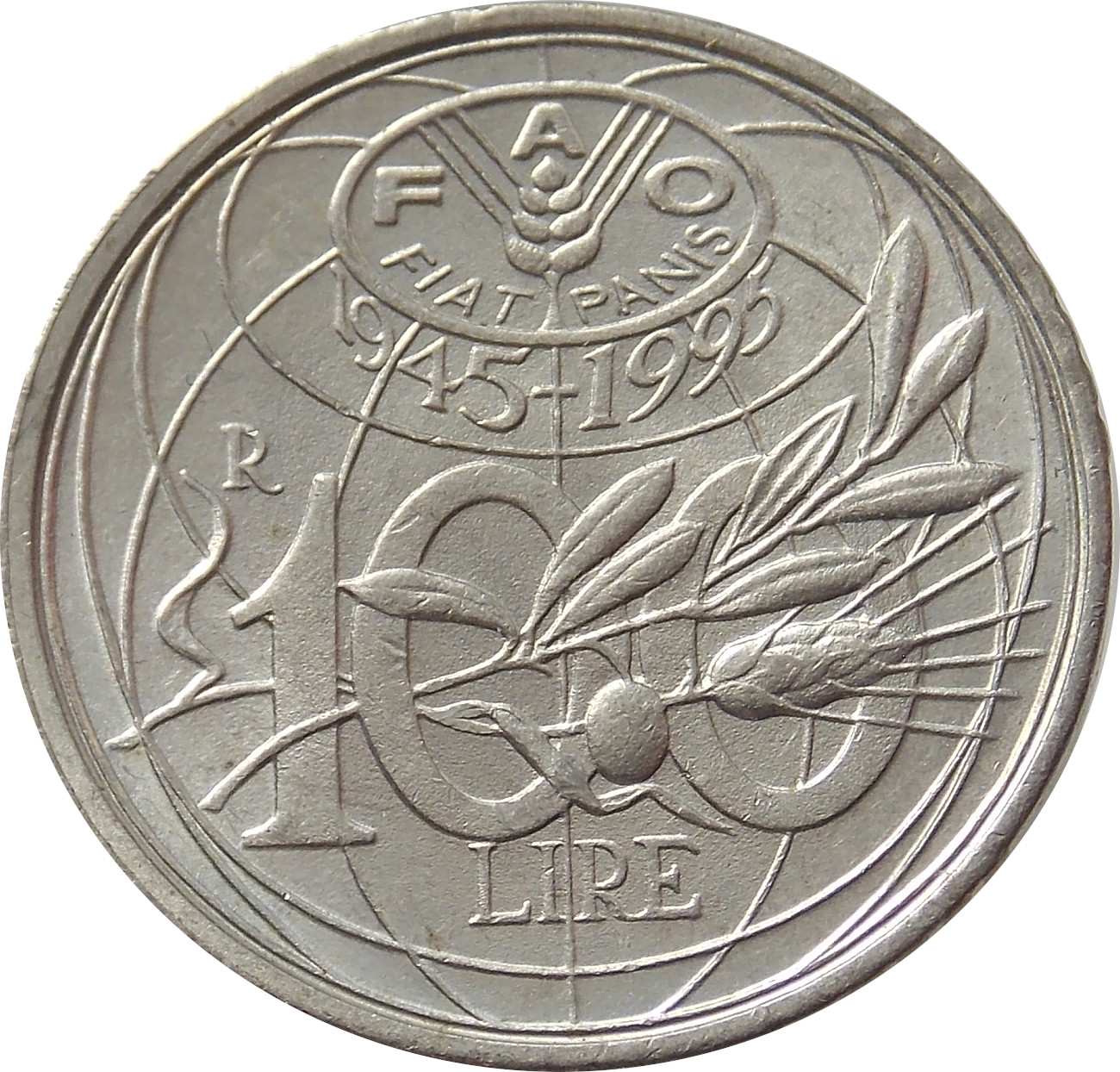 Taliansko 100 Lír 1995 FAO
