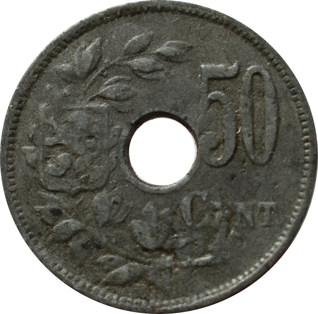 Belgicko 50 centimes 1918