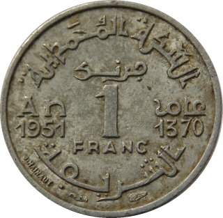 Maroko 1 Franc 1951