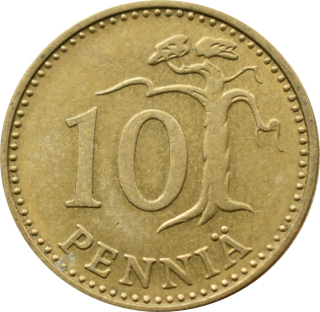 Fínsko 10 Pennia 1963