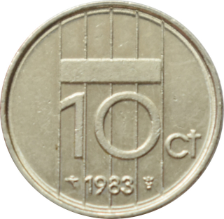 Holandsko 10 Cents 1983