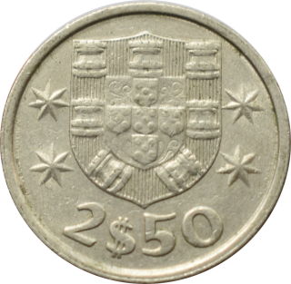 Portugalsko 2,5 Escudos 1983