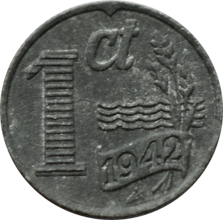 Holandsko 1 Cent 1942