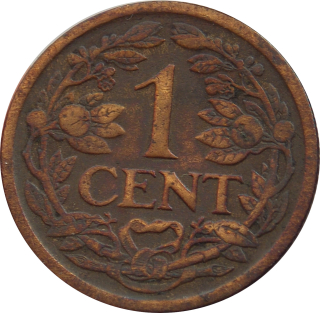 Holandsko 1 Cent 1915