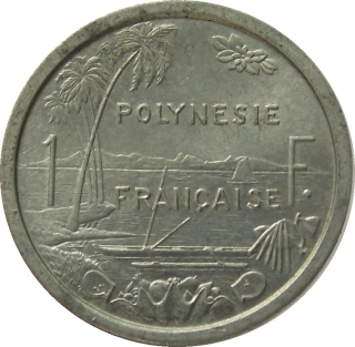 Francúzska Polynézia 1 Franc 1965