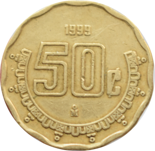 Mexiko 50 Centavos 1999