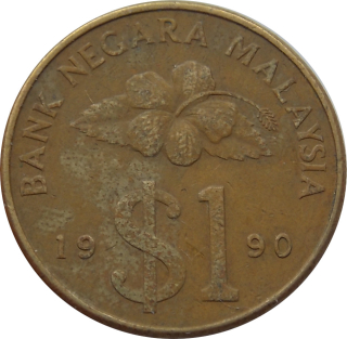 Malajzia 1 Ringgit 1990