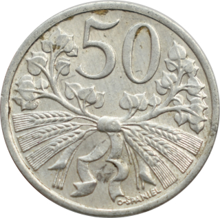 ČSR 50 Halier 1952