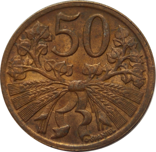 ČSR 50 Halier 1950