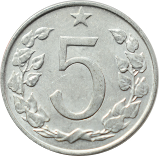 ČSSR 5 Halier 1966