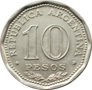 Argentína 10 Pesos 1966
