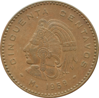 Mexiko 50 Centavos 1959