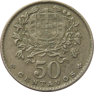 Portugalsko 50 Centavos 1964