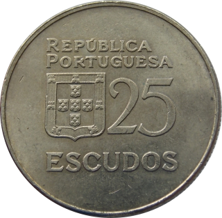 Portugalsko 25 Escudos 1977