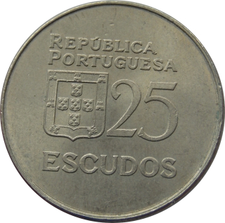 Portugalsko 25 Escudos 1977