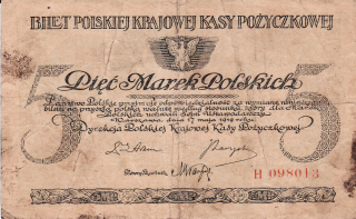 Poľsko 5 Marek 1919