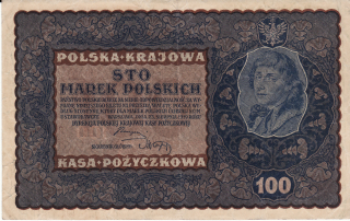 Poľsko 100 Marek 1919