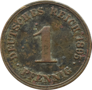 Nemecko - Nemecká ríša 1 Pfennig 1895 A