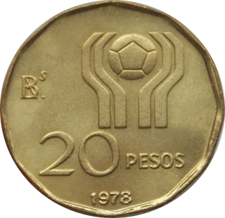 Argentína 20 Pesos 1978