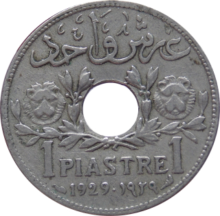 Sýria 1 Piastre 1929