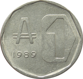 Argentína 1 Austral 1989