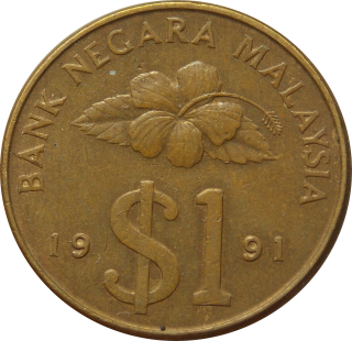 Malajzia 1 Ringgit 1991