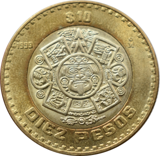 Mexiko 10 Pesos 1999