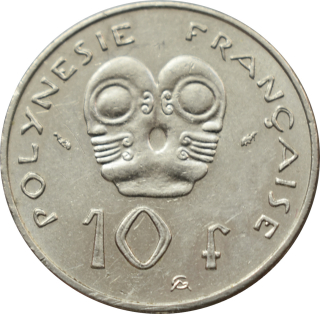 Francúzska Polynézia 10 Francs 1985