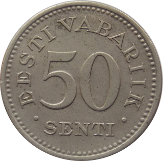 Estónsko 50 Senti 1936