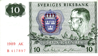 Švédsko 10 Kronor 1968