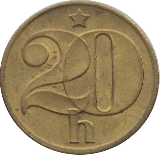ČSSR 20 Halier 1975