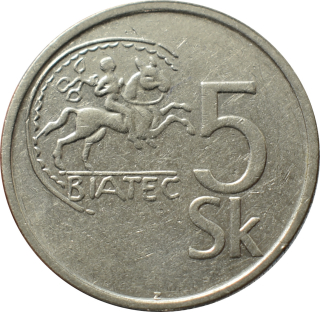 Slovensko 5 Korún 1993