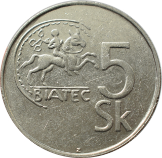 Slovensko 5 Korún 1995